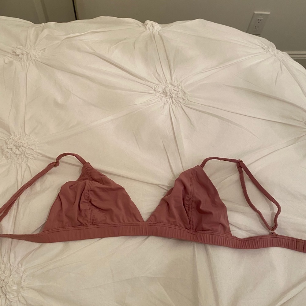 purple/pink bikini top